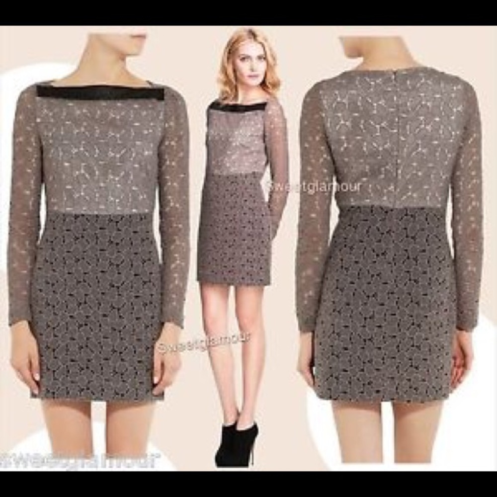 Gray DVF dress, Sarita